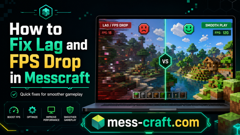 Fix Lag and FPS Drop in Messcraft