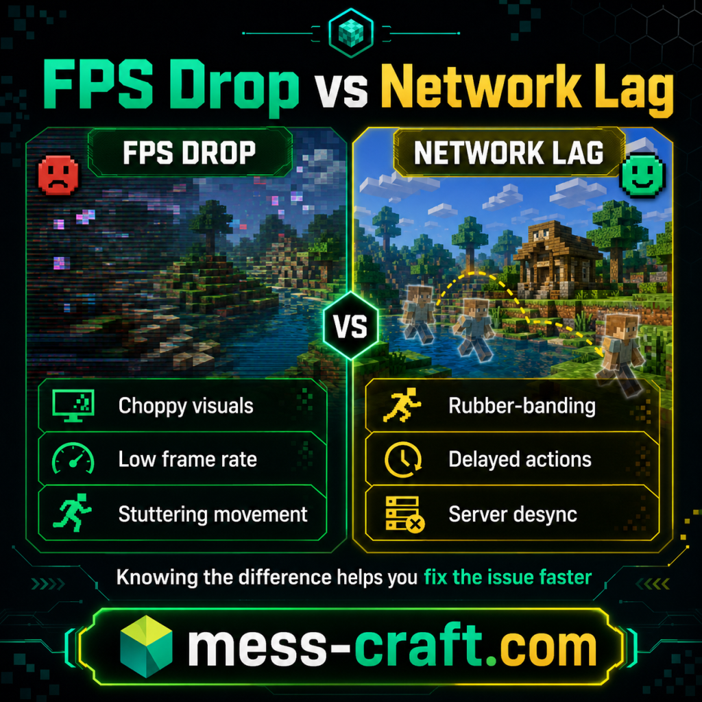 FPS Drop Vs Network LAG