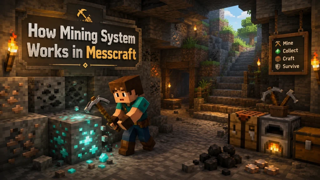Mining System Works in Messcraft