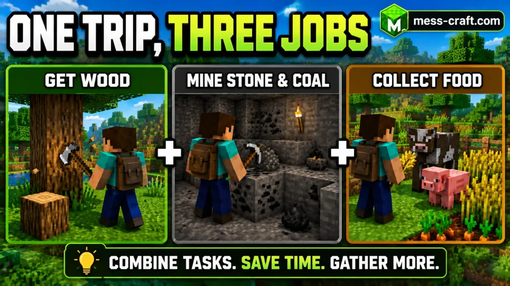 ONE TRIP THREE JOBS
